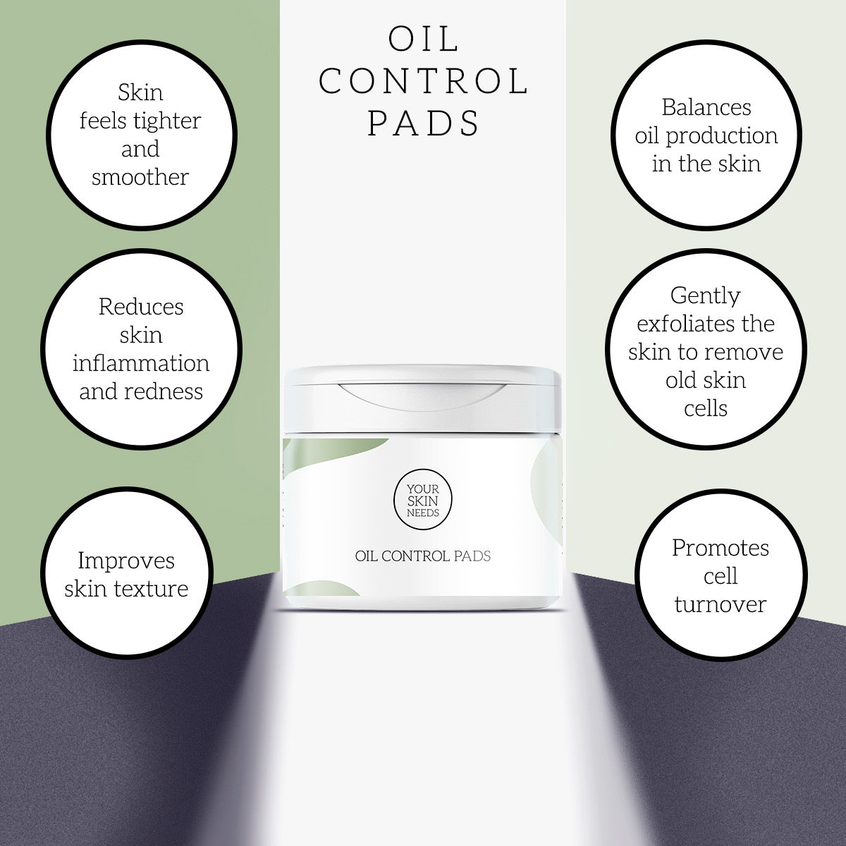 Oil Control Pads (60 pads + booster sachet)